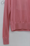 SWAYING 24 Autumn and Winter Thin Cashmere Base Long Sleeve Top SW-SW24AW1T25-FEN Pink